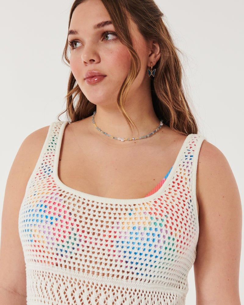 Crochet Cover-Up Dress