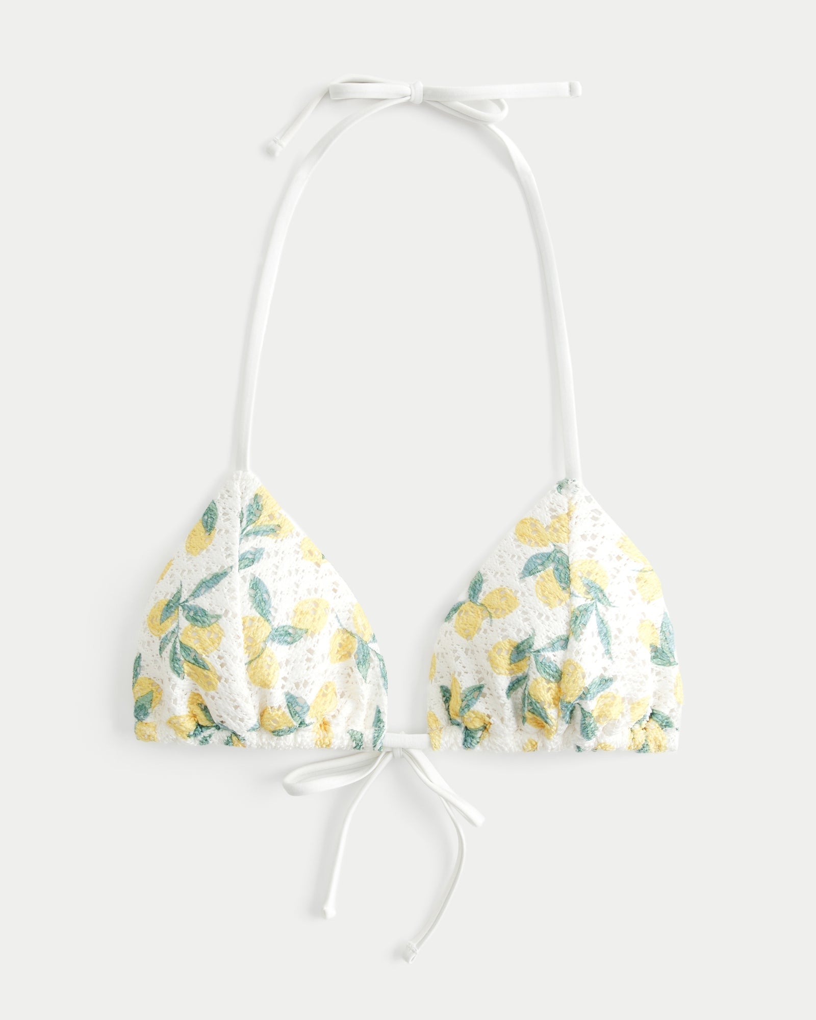 Hand-Crochet Triangle Swim Top