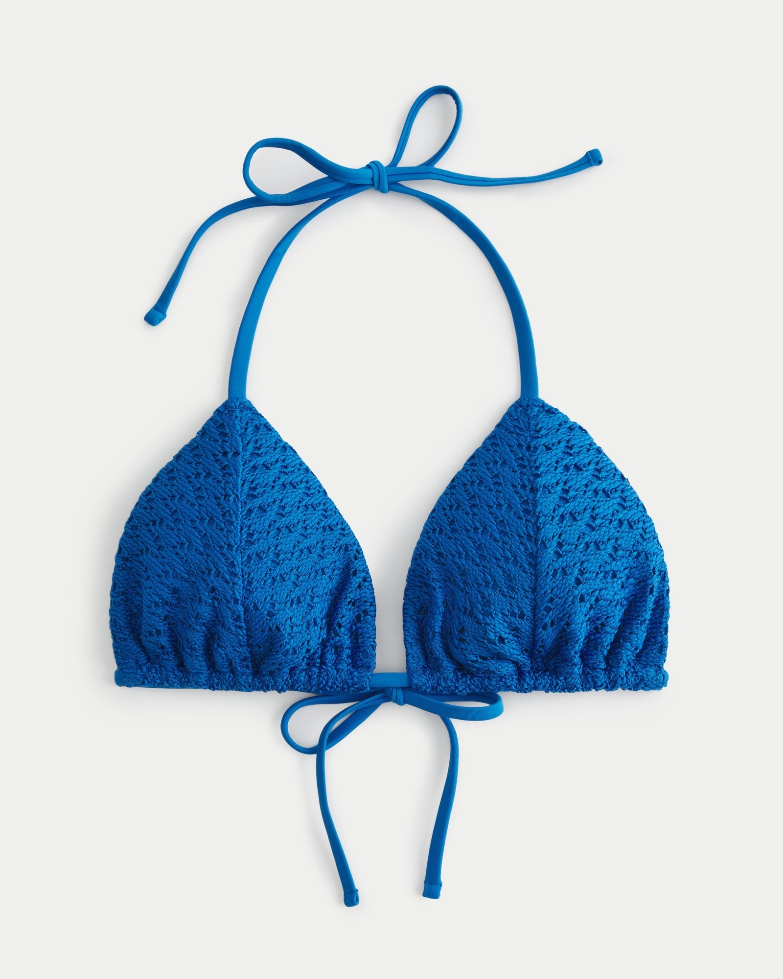 Hand-Crochet Triangle Swim Top