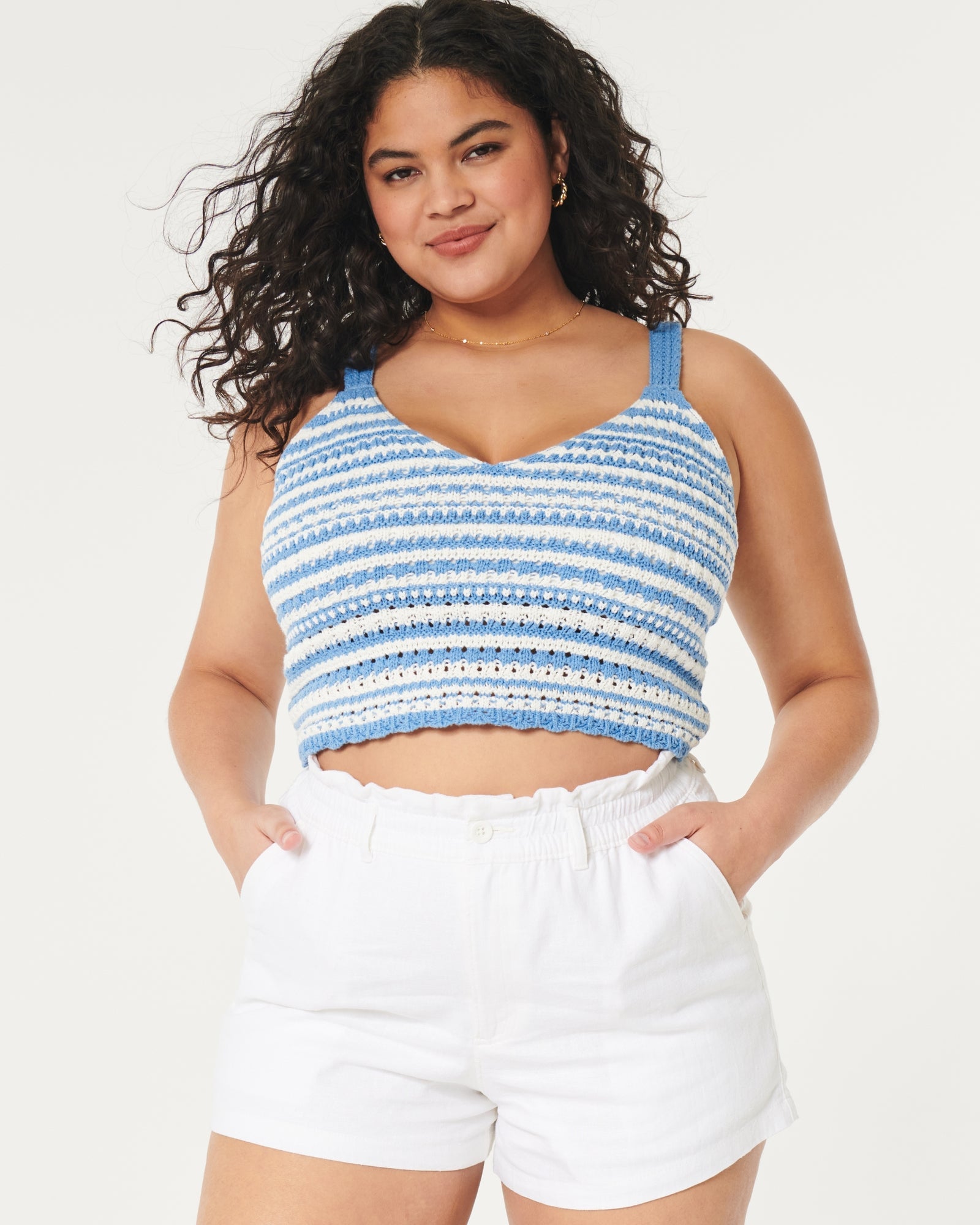 Cropped Crochet Bralette