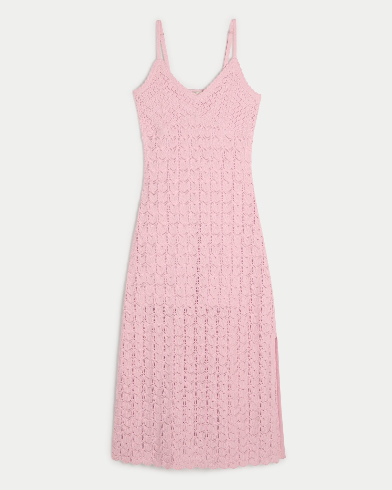 Lace-Look Midi Dress